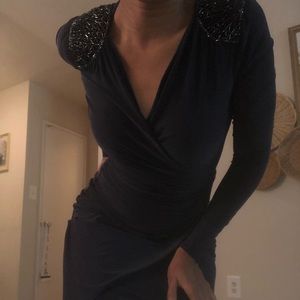 Blue-Gray Formal Dress